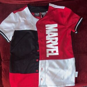 Marvel Kids Red, Black, and White Jersey